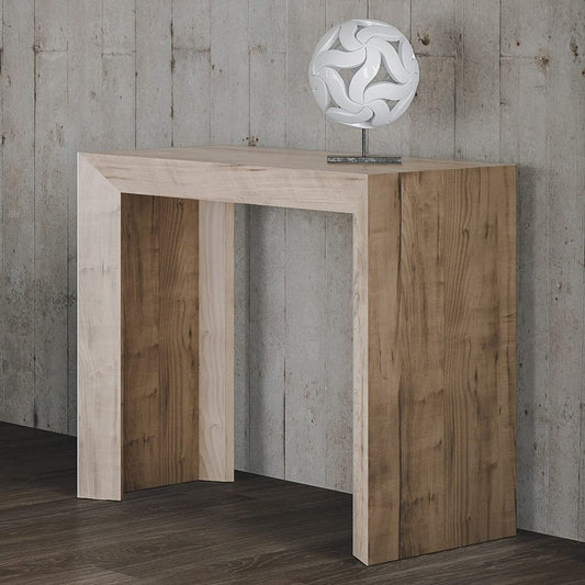 Dafne Italian Design Consolle allungabile Ginevra Rovere Natura