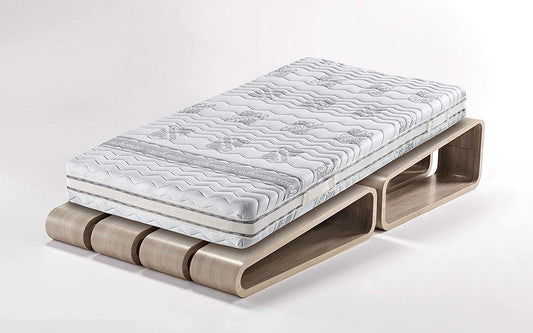 Dafne Italian Design Materasso Una Piazza e Mezza Ortopedico con Molle insacchettate (cm. 120 x 190 x 22h)