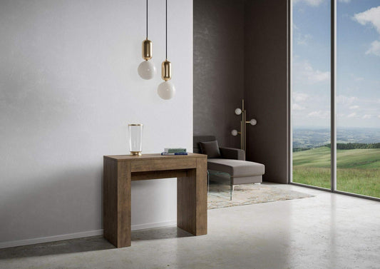 Dafne Italian Design Consolle allungabile Modem Noce