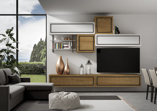 Dafne Italian Design Libreria Composizione A111EV L.308 P.39,5