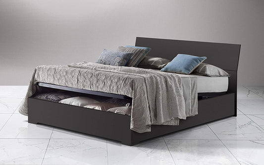 Dafne Italian Design Letto matrimoniale con contenitore,rete a doghe,meccanismo a pistoni - 173 x 212 x 100h
