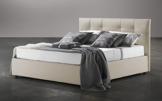 Letto matrimoniale con contenitore.cm. 177 x 206 x 108h. (Serie: Dafne-Letti-ST11)