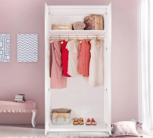 Dafne Italian Design Selena Armadio 2 Ante Rosa