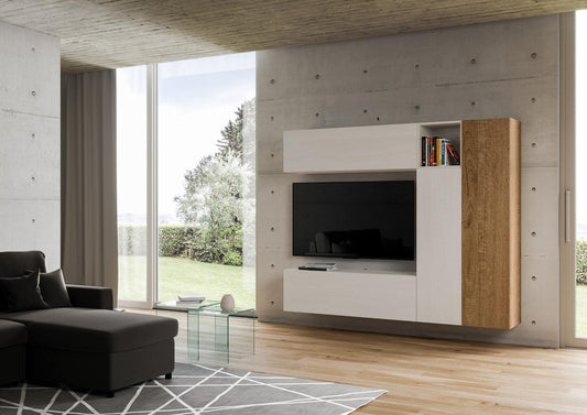 Dafne Italian Design Libreria Composizione A18 L.214 H.174 P.39,5