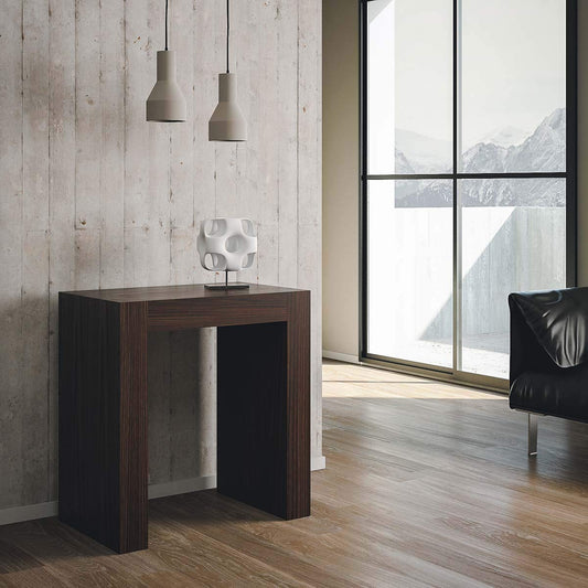 Dafne Italian Design Consolle allungabile Inside Rovere Moro