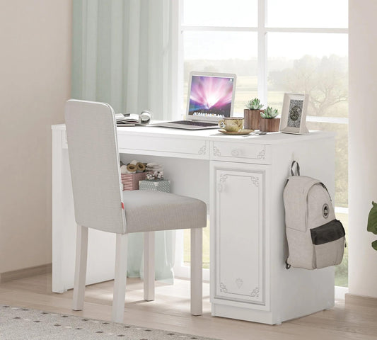 Dafne Italian Design Scrivania da Studio Selena Grey (Grigio)