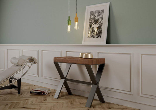 Dafne Italian Design Consolle allungabile Xenia Art Telaio Antracite