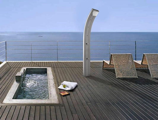 Doccia Solare in alluminio Arkema Design Dada Viola D320/4005
