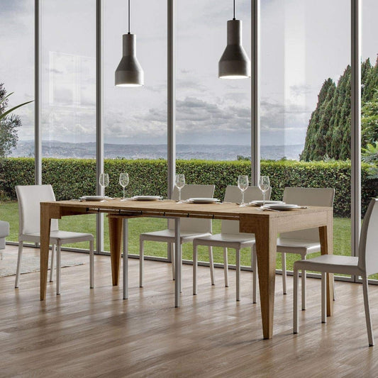 Dafne Italian Design Consolle Allungabile Isotta Small Quercia Natura