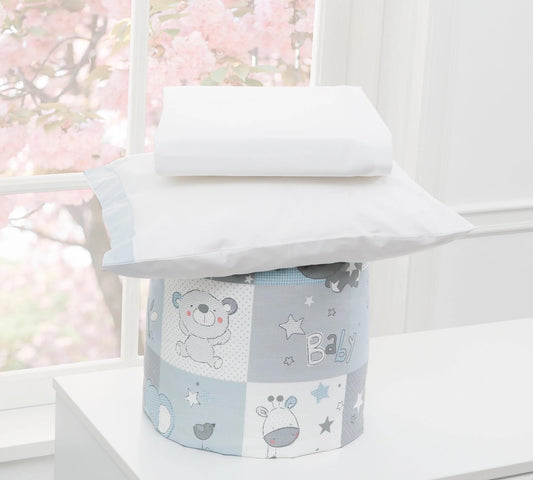 Dafne Italian Design Set Copripiumino Animali per Bebè (100x150 Cm)