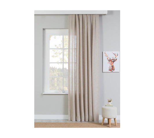 Dafne Italian Design Tenda di Sfondo Elegante Beige (100x260 Cm)