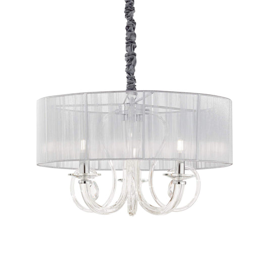 Dafne Italian Design Lampadario a 3 luci - Argento
