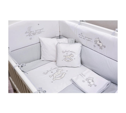 Dafne Italian Design Set di Biancheria da Letto Baby Cotton 80x130 Cm