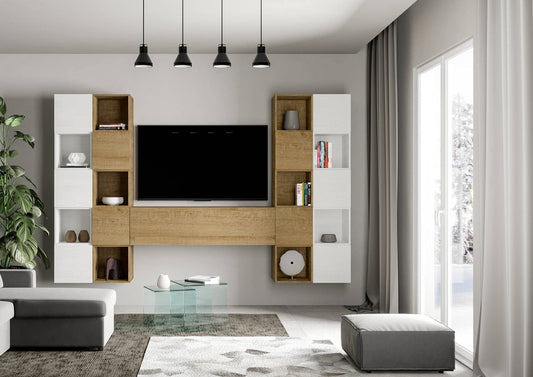 Dafne Italian Design Libreria Composizione A109 L.314 H.200 P.39,5