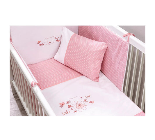 Dafne Italian Design Set Biancheria da Letto Little Love Baby 50x100 Cm