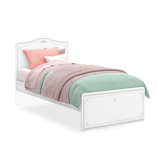 Dafne Italian Design Letto Selena Grey (Grigio) (100x200 Cm)