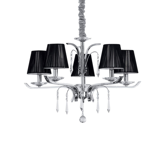 Dafne Italian Design Lampadario a 5 luci - Cromo