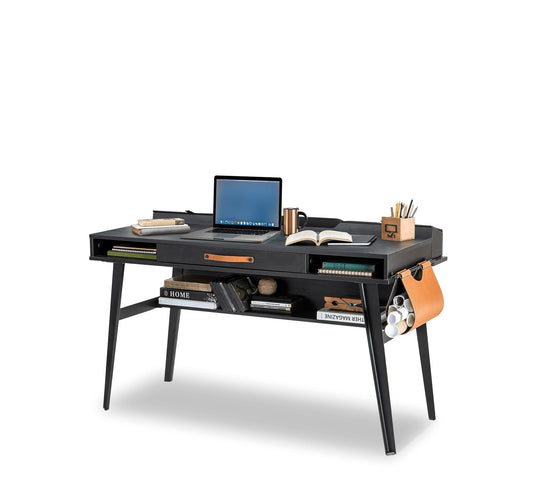 Dafne Italian Design Scrivania da Studio in Dark Metal