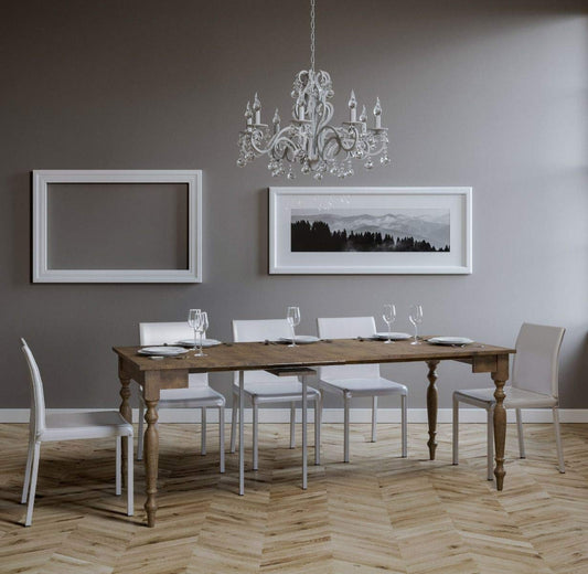 Dafne Italian Design Consolle allungabile Romagna Small Noce