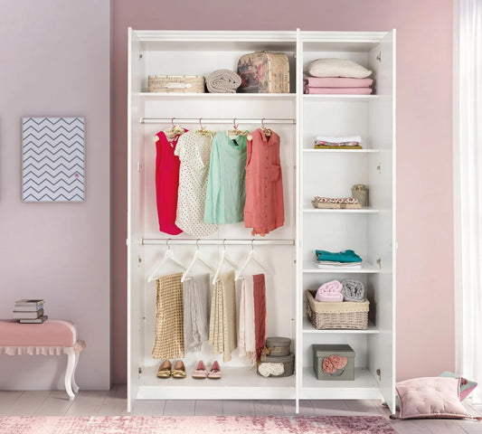 Dafne Italian Design Selena Armadio 3 Ante Rosa