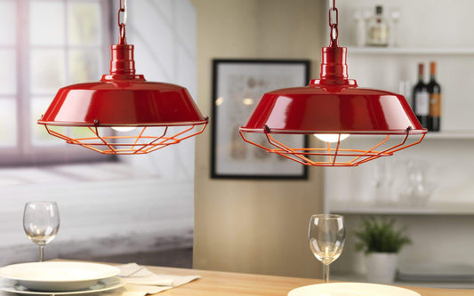 Dafne Italian Design Lampadario da Soffitto con Griglia - Compatibile con Class Bulb