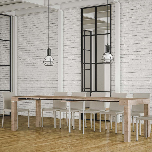 Dafne Italian Design Consolle allungabile Mixer Rovere Natura