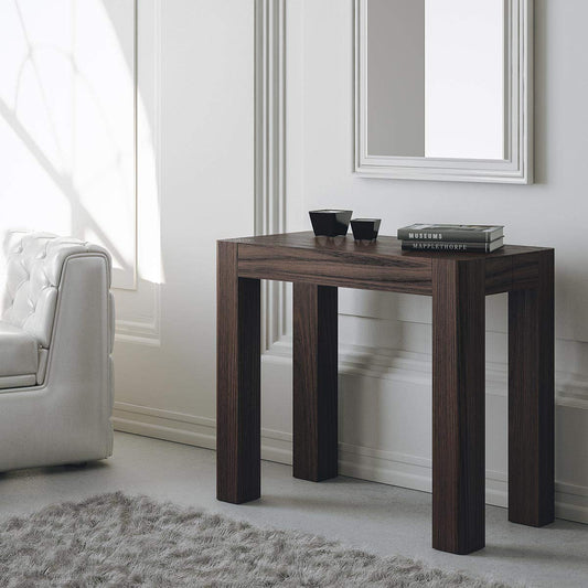 Dafne Italian Design Consolle allungabile Diva Rovere Moro