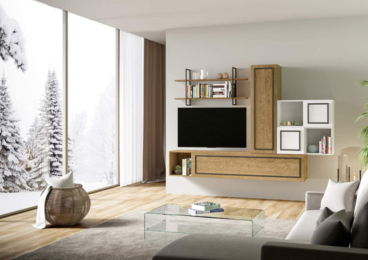 Dafne Italian Design Libreria Composizione A48EV L.254 H.174 P.39,5