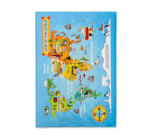 Dafne Italian Design Tappeto Soft Gravity World (100x150 Cm)