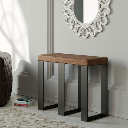 Dafne Italian Design Consolle allungabile Sintesi Art Telaio Antracite