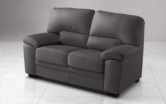 Dafne Italian Design Divano a 2 posti. Similpelle Mouse (cm. 159 x 92 x 92h)