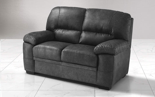 Dafne Italian Design Divano a 2 posti. Tessuto Tay Tay Dark Grey (cm. 156 x 95 x 90h)
