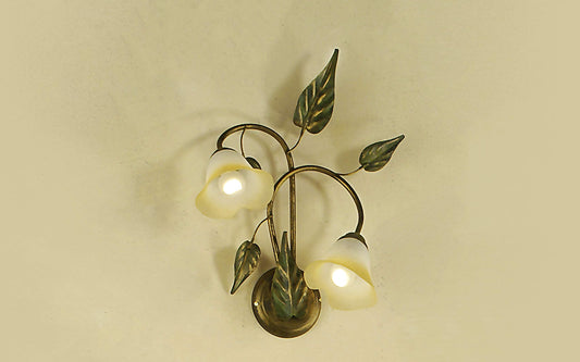 Dafnedesign.com - Applique decorata con foglie - cm 40L x 48h - (DFL)