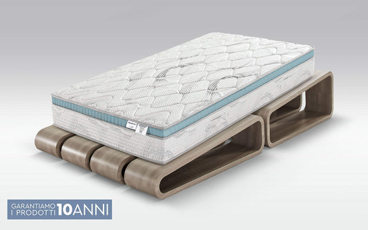 Dafne Italian Design Materasso Una Piazza e Mezza Ortopedico in Eliocell (cm. 120 x 190 x 24h)