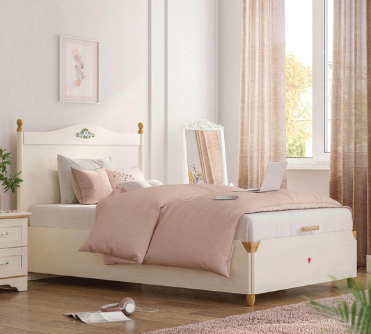 Dafne Italian Design Flora (Nuovo) Letto con Rete (120x200 Cm)