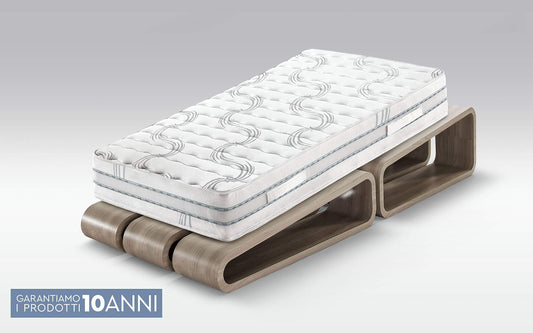 Dafne Italian Design Materasso Singolo Ortopedico con Molle biconiche (cm. 80 x 190 x 25h)