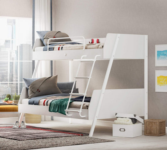 Letto a Castello Grande Bianco L (90x200-120x200 Cm)