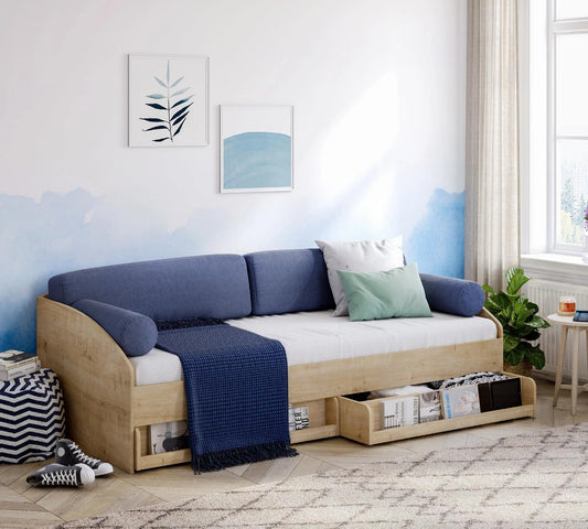 Dafne Italian Design Cuscino Daybed Blu
