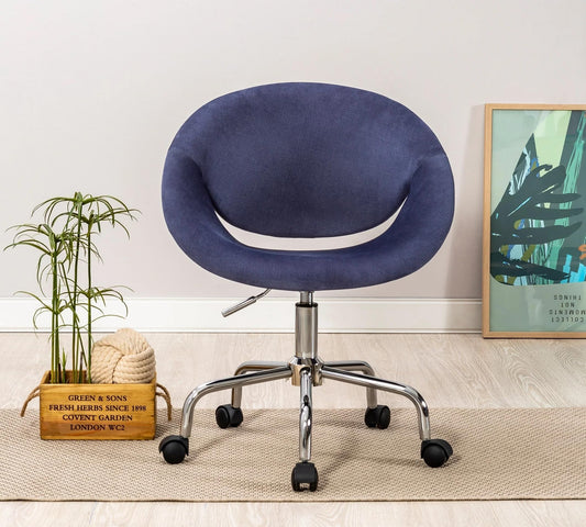 Dafne Italian Design Sedia Relax Blu Navy