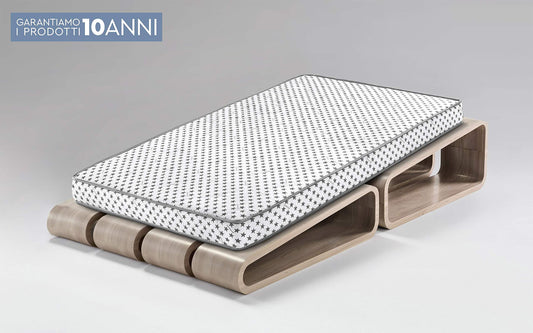 Dafne Italian Design Materasso Una Piazza e Mezza Ortopedico in in Schiuma di Poliuretano (cm. 120 x 190 x 16h)