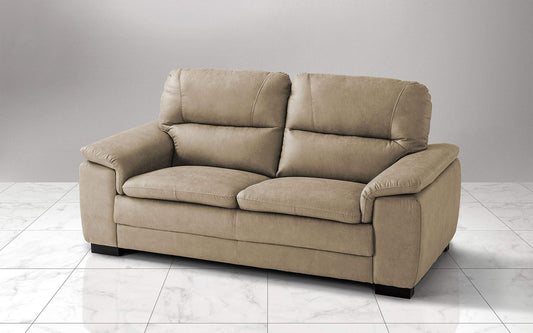 Dafne Italian Design Divano a 3 posti. Tessuto Manila Sabbia (cm. 198 x 95 x 94h)