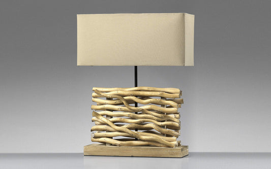 Dafnedesign.com - Lume con base in legno torto - (UL)