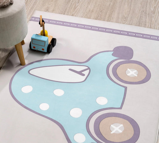 Dafne Italian Design Tappeto Soft Cars (100x150 Cm)