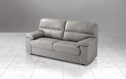 Dafne Italian Design Divano a 3 posti. Tessuto Tay Tay Light Grey (cm. 186 x 95 x 96h)