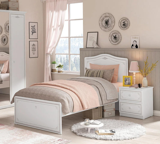 Dafne Italian Design Letto Selena Grey (Grigio) (120x200 Cm)