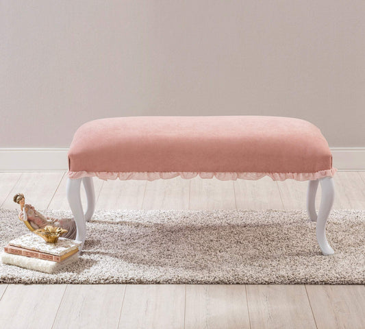 Dafne Italian Design Dream Ottoman Salmon