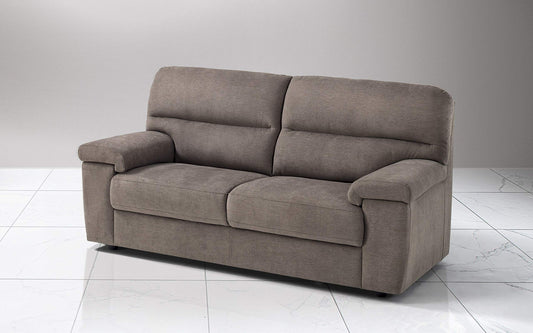 Dafne Italian Design Divano a 3 posti. Tessuto Romeo Nocciola (cm. 186 x 95 x 96h)