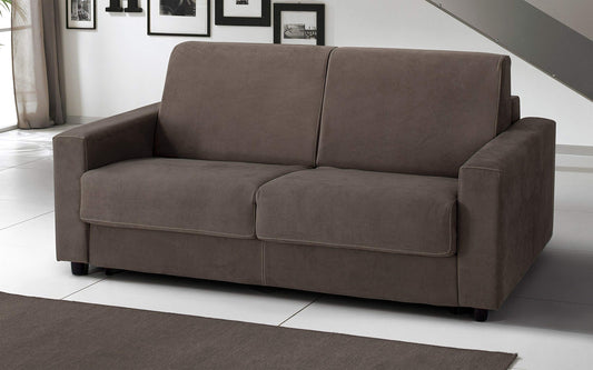 Dafnedesign Divano Letto 3 posti - cm. 204 x 95 x 90h - Colore: Tortora Scamosciato -