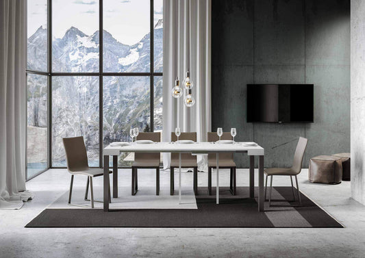 Dafne Italian Design Consolle allungabile Everyday Small Bianco Frassino