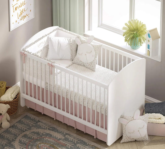Dafne Italian Design Set Biancheria da Letto Bambina Coniglietta (70x130 Cm)